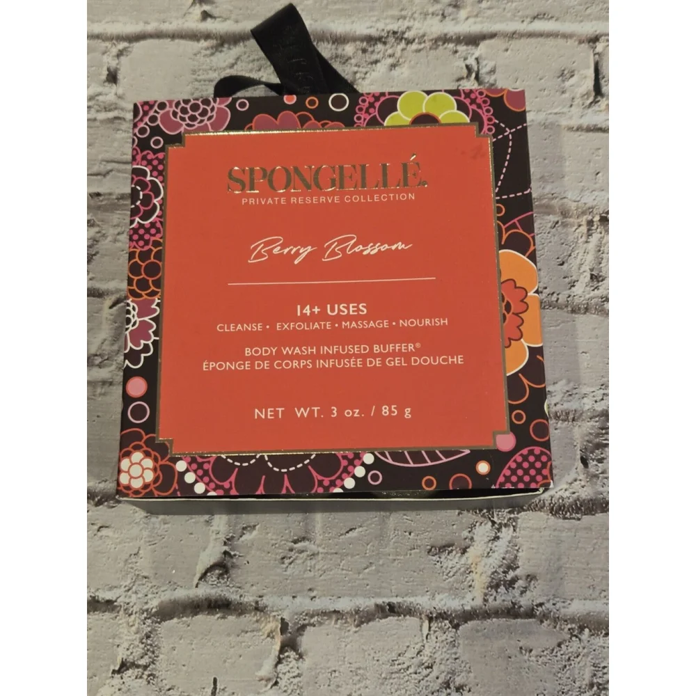 Spongelle Berry Blossom, 14+ Uses, Cleanses, Exfoliates And Smells Great
